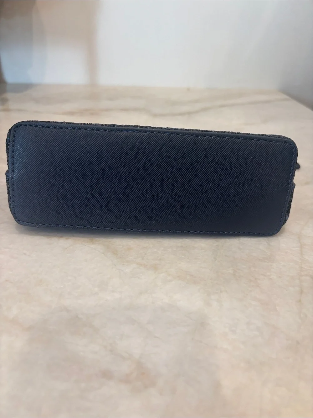 kate spade Navy Glitter Cosmetic Pouch
